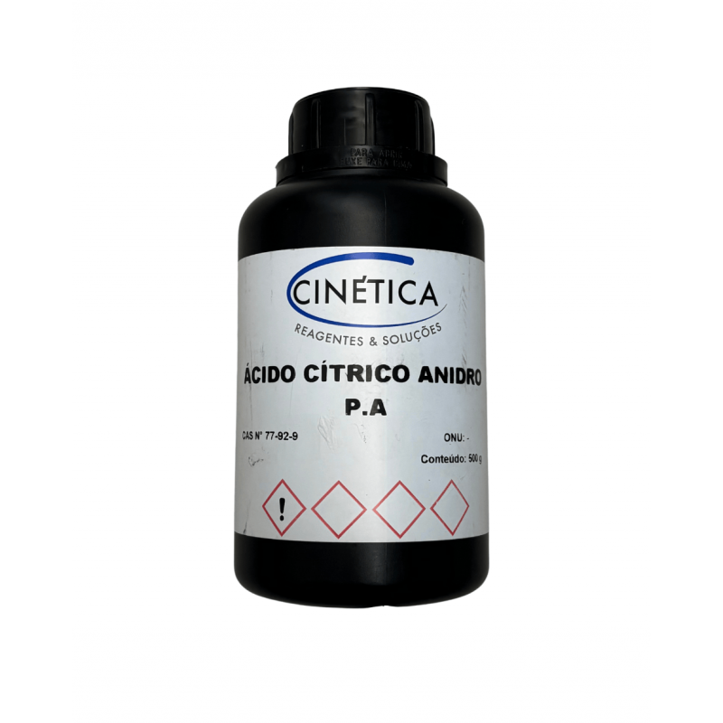 ACIDO CITRICO ANIDRO P.A 500G - CINETICA