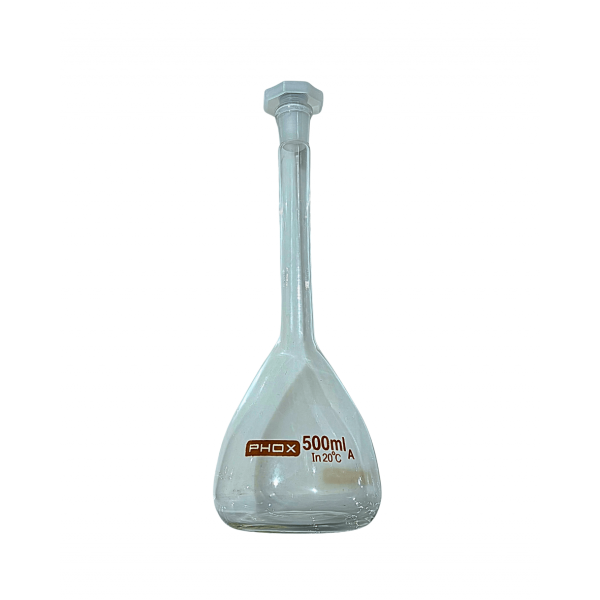 BALÃO VOLUMÉTRICO ROLHA DE POLI 500 ML - PHOX