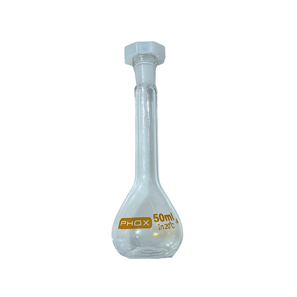 BALAO VOLUMETRICO COM ROLHA DE POLIETILENO 50 ML - PHOX BALAO VOLUMETRICO COM ROLHA DE POLIETILENO 50 ML - PHOX