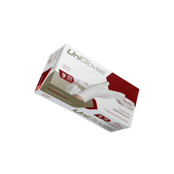 LUVA PROC S/PO CONFORTO PREMIUM QUALITY TAM. P - UNIGLOVES