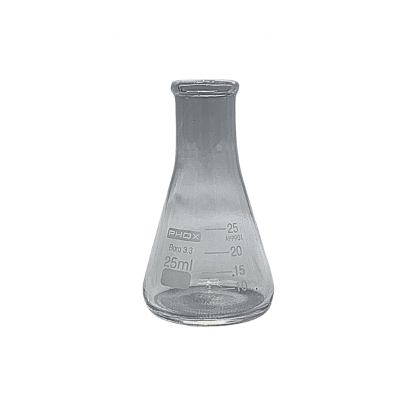 ERLENMEYER GRAD B ESTREITA 25ML - PHOX