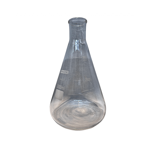 ERLENMEYER GRAD B ESTREITA 3000ML - PHOX
