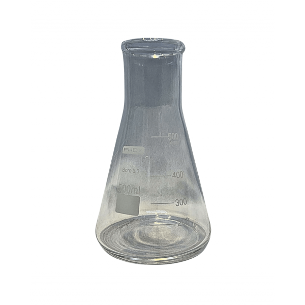 ERLENMEYER GRAD B ESTREITA 500ML - PHOX