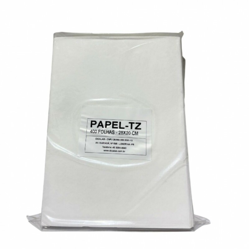 PAPEL ESPECIAL PARA TESTES DE TZ 28 X 20 CM - 80G C/ 400