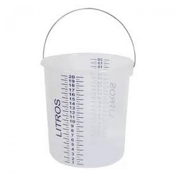 BALDE EM POLIETILENO GRADUADO COM ALCA