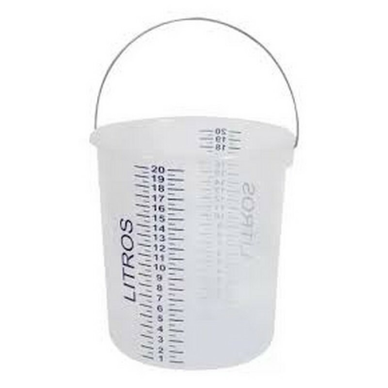 BALDE EM POLIETILENO GRADUADO COM ALCA