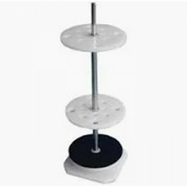 SUPORTE GIRATÓRIO DE PLÁSTICO PARA 12 PIPETAS