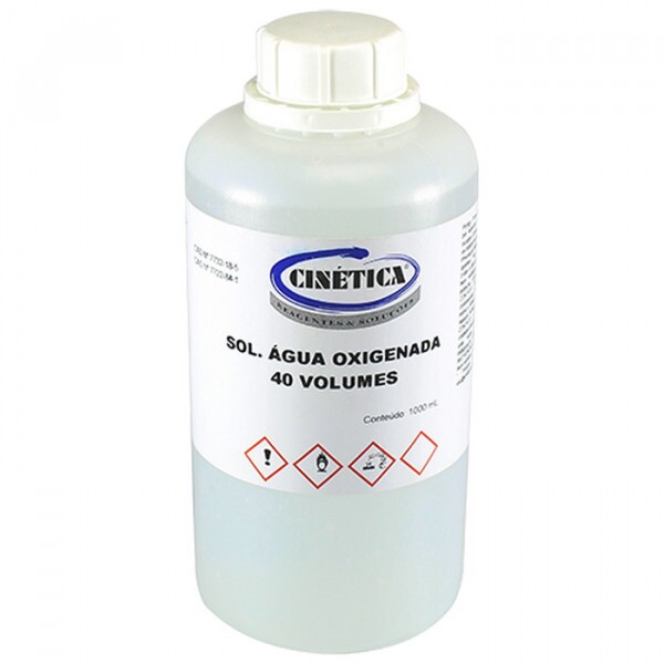 AGUA OXIGENADA 40 VOL 1000 ML - CINETICA