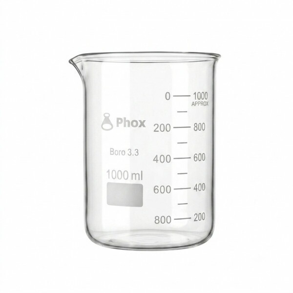 COPO BECKER F BAIXA BORO GRAD 1000ML - PHOX COPO BECKER F BAIXA BORO GRAD 1000ML - PHOX