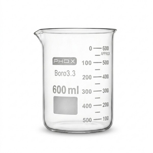 COPO BECKER F BAIXA BORO GRAD. 600ML - PHOX