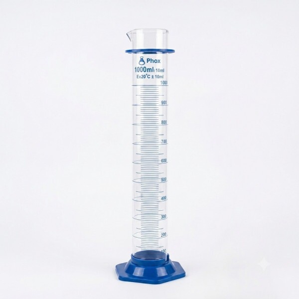 PROVETA BASE PLASTICA HEXAGONAL BORO 1000ML - PHOX PROVETA BASE PLASTICA HEXAGONAL BORO 1000ML - PHOX