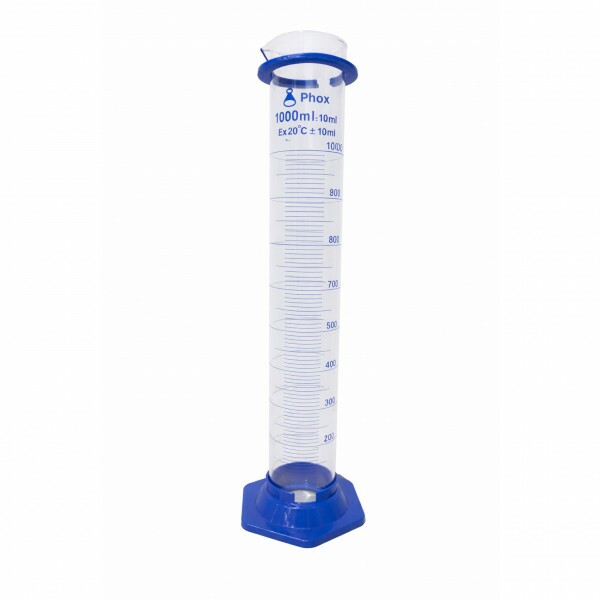 PROVETA BASE PLASTICA HEXAGONAL BORO 1000ML - PHOX