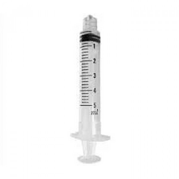 SERINGA HIPODERMICA 5ML LL S/AG.