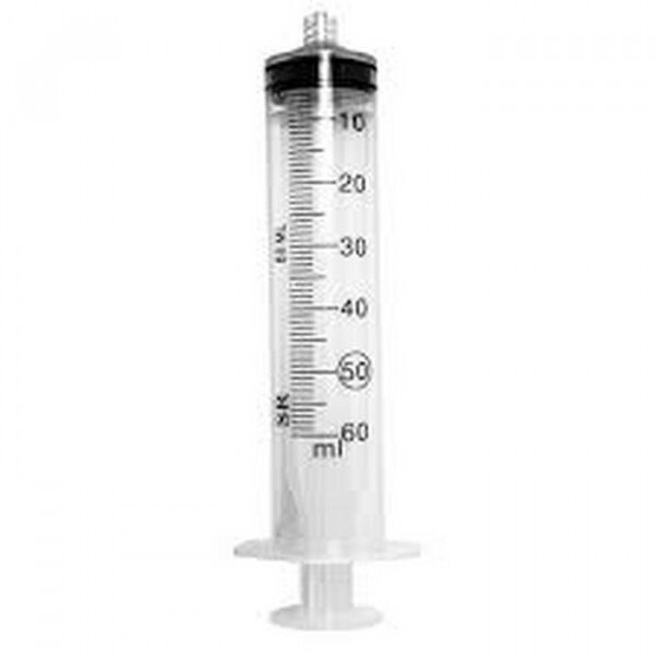 SERINGA HIPODERMICA 60ML LL S/AG. SERINGA HIPODERMICA 60ML LL S/AG.