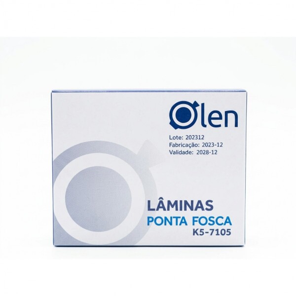LAMINAS PARA MICROSCOPIA 26 X 76 MM PONTA FOSCA LAPIDADA 50UN/CX - OLEN LAMINAS PARA MICROSCOPIA 26 X 76 MM PONTA FOSCA LAPIDADA 50UN/CX - OLEN