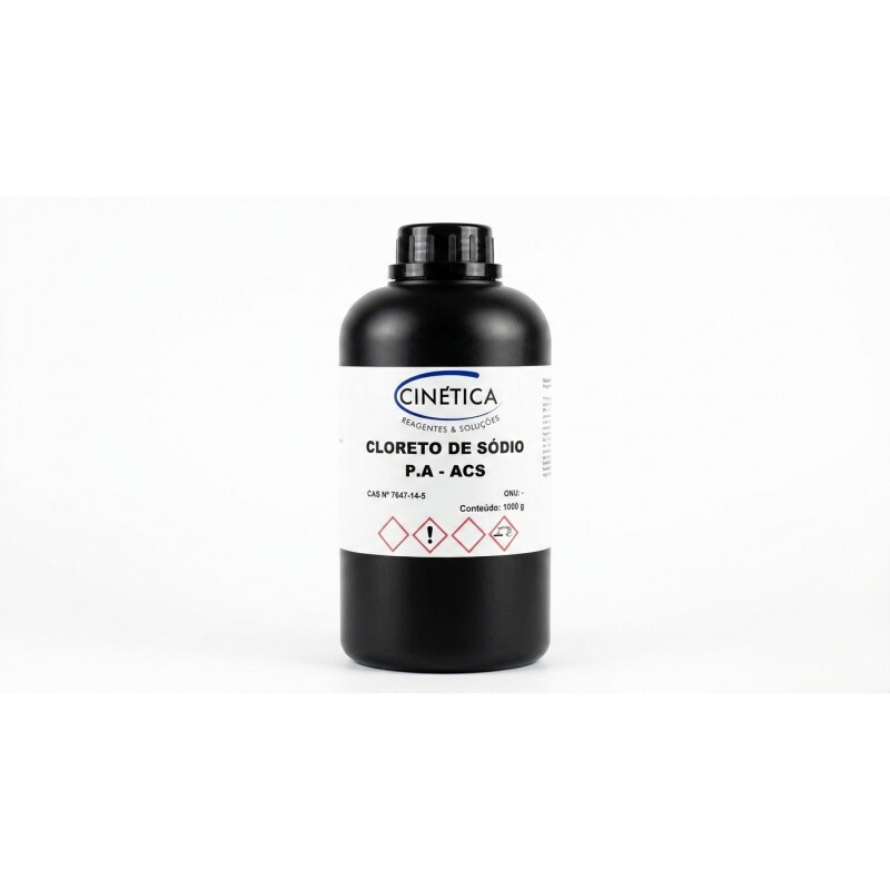 CLORETO DE SODIO P.A ACS- 1000g - CINETICA CLORETO DE SODIO P.A ACS- 1000g - CINETICA