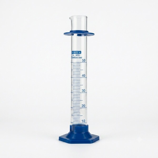 PROVETA BASE PLASTICA HEXAGONAL BORO 50ML - PHOX PROVETA BASE PLASTICA HEXAGONAL BORO 50ML - PHOX