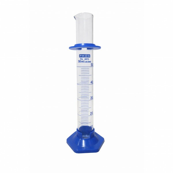 PROVETA BASE PLASTICA HEXAGONAL BORO 50ML - PHOX