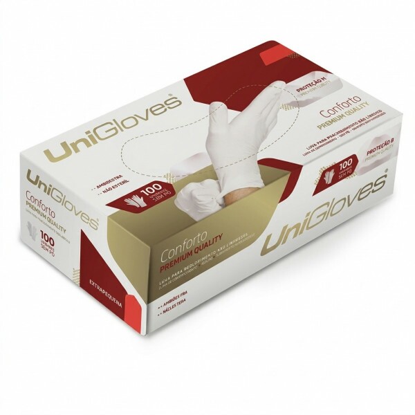 LUVA PROC S/PO CONFORTO PREMIUM QUALITY TAM G - UNIGLOVES