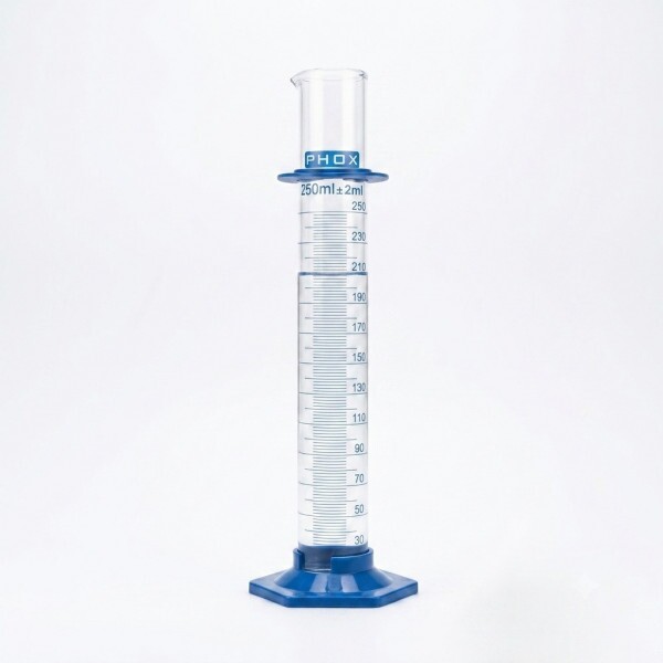 PROVETA BASE PLASTICA HEXAGONAL BORO 250 ML - PHOX PROVETA BASE PLASTICA HEXAGONAL BORO 250 ML - PHOX