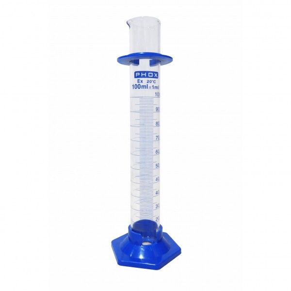 PROVETA BASE PLASTICA HEXAGONAL BORO 100ML - PHOX