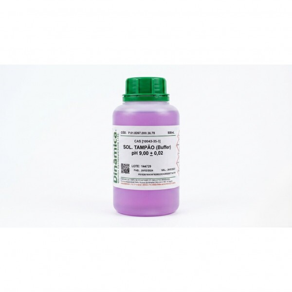 SOL. TAMPAO (BUFFER) PH 9.00 500ML - DINAMICA SOL. TAMPAO (BUFFER) PH 9.00 500ML - DINAMICA