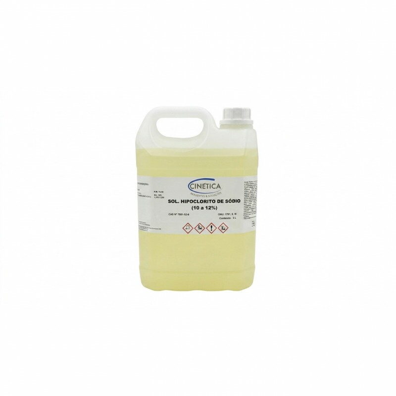 HIPOCLORITO DE SODIO 10%-12% - 5 LITROS - CINETICA