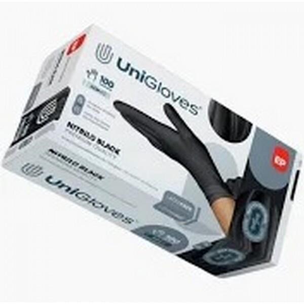 LUVA PROC NITRILO BLACK PREMIUM QUALITY G