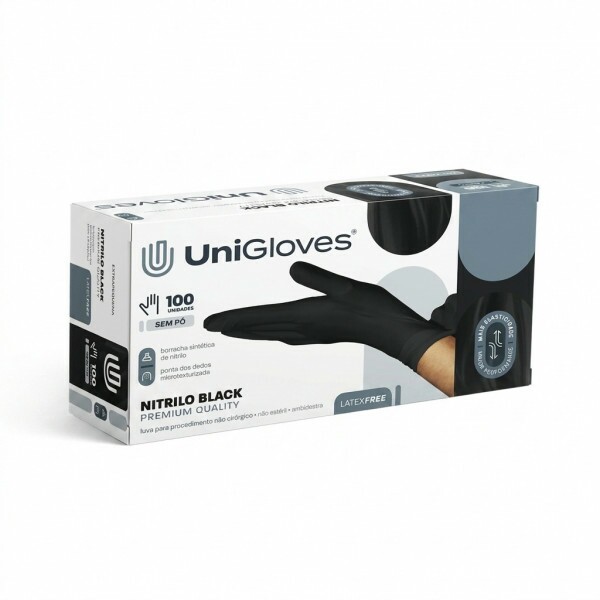 LUVA PROC NITRILO BLACK PREMIUM QUALITY G LUVA PROC NITRILO BLACK PREMIUM QUALITY G