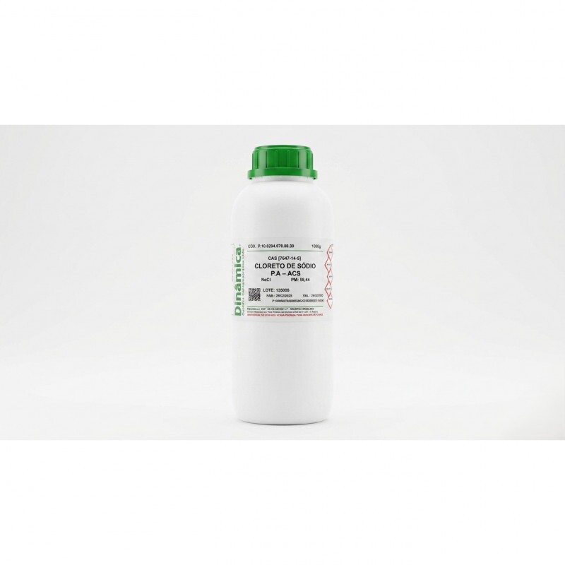 CLORETO DE SODIO P.A - ACS 1000G DINAMICA CLORETO DE SODIO P.A - ACS 1000G DINAMICA