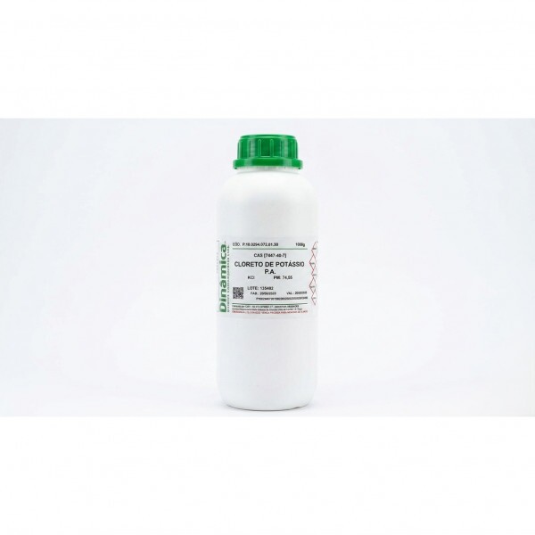 CLORETO DE POTASSIO PA ACS 1KG - DINAMICA CLORETO DE POTASSIO PA ACS 1KG - DINAMICA