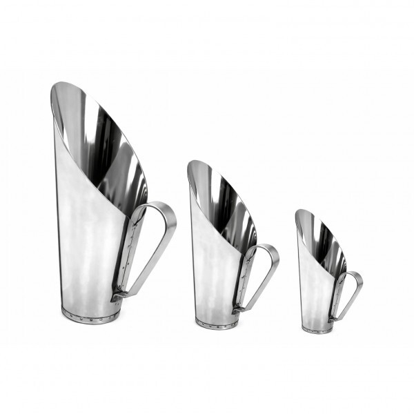 CONCHA EM ACO INOX, CAPACIDADE 2 KG