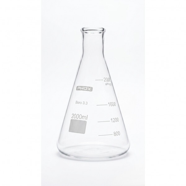 ERLENMEYER GRAD B ESTREITA 2000ML - PHOX ERLENMEYER GRAD B ESTREITA 2000ML - PHOX