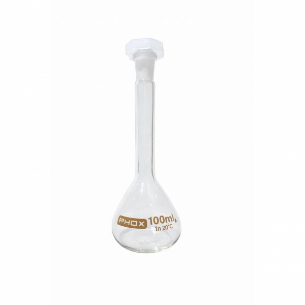 BALAO VOLUMETRICO ROLHA DE POLI 100 ML  PHOX