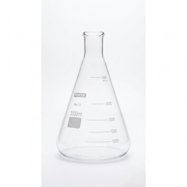 ERLENMEYER GRAD B ESTREITA 3000ML - PHOX ERLENMEYER GRAD B ESTREITA 3000ML - PHOX