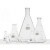 ERLENMEYER GRAD B ESTREITA 3000ML - PHOX