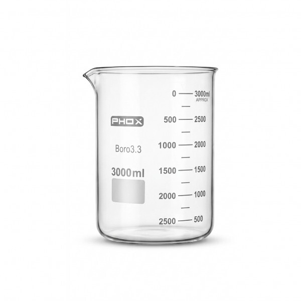 COPO BECKER F BAIXA BORO GRAD 3000ML - PHOX COPO BECKER F BAIXA BORO GRAD 3000ML - PHOX