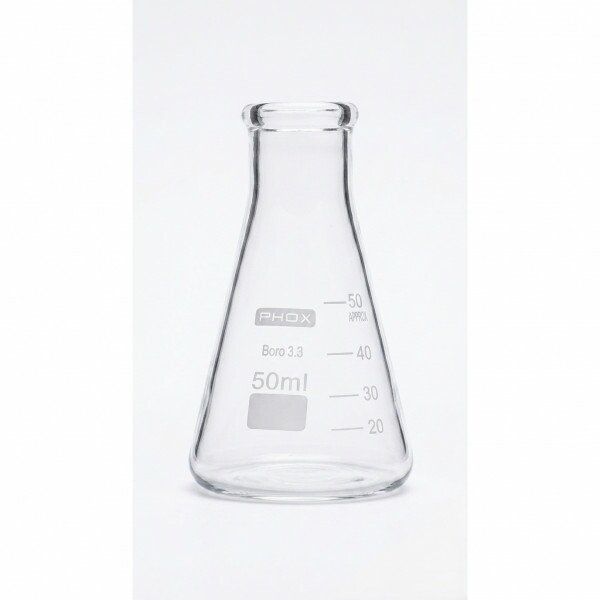 ERLENMEYER GRAD B ESTREITA 50ML - PHOX ERLENMEYER GRAD B ESTREITA 50ML - PHOX