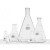 ERLENMEYER GRAD B ESTREITA 50ML - PHOX