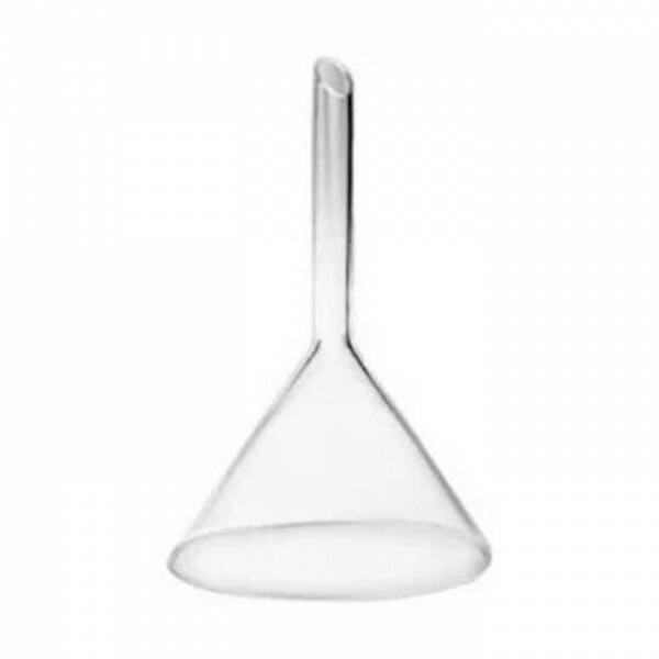 FUNIL ANALITICO LISO H CURTA BORO 75MM 13CM