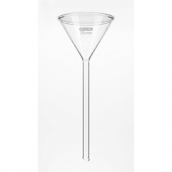 FUNIL ANALITICO LISO H LONGA BORO 75MM 20CM FUNIL ANALITICO LISO H LONGA BORO 75MM 20CM