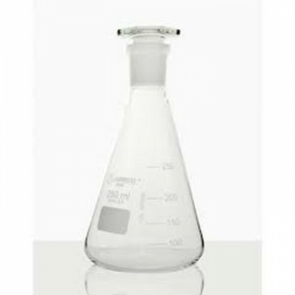 ERLENMEYER COM TAMPA PLASTICO 250ML - PHOX