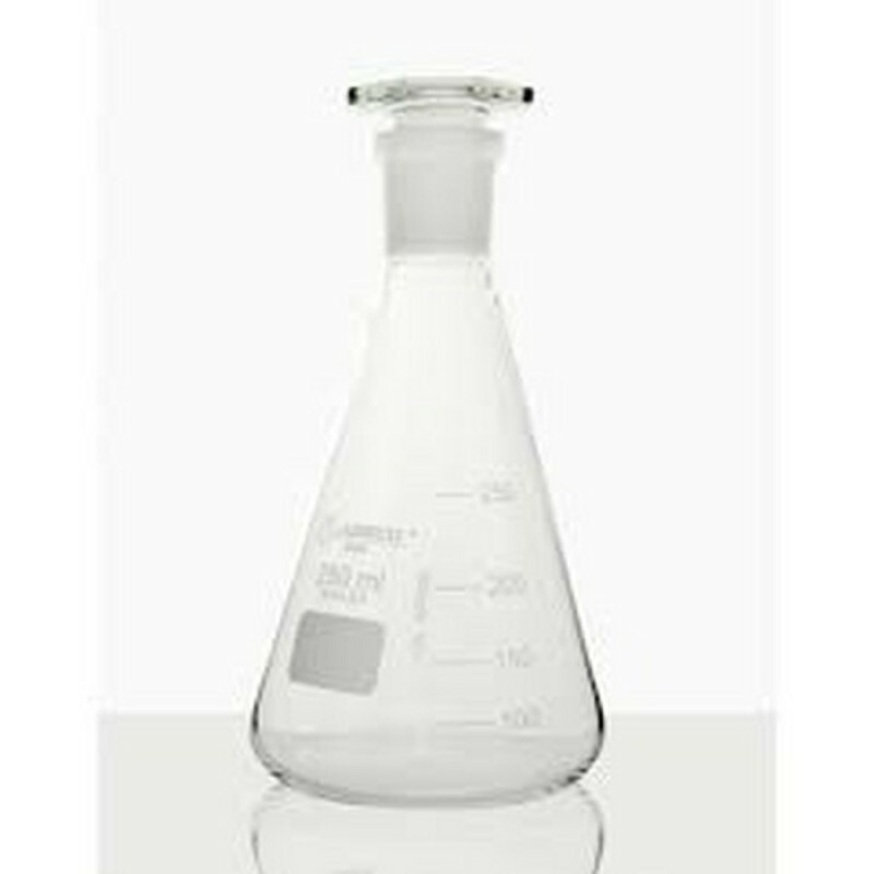 ERLENMEYER COM TAMPA PLASTICO 250ML - PHOX