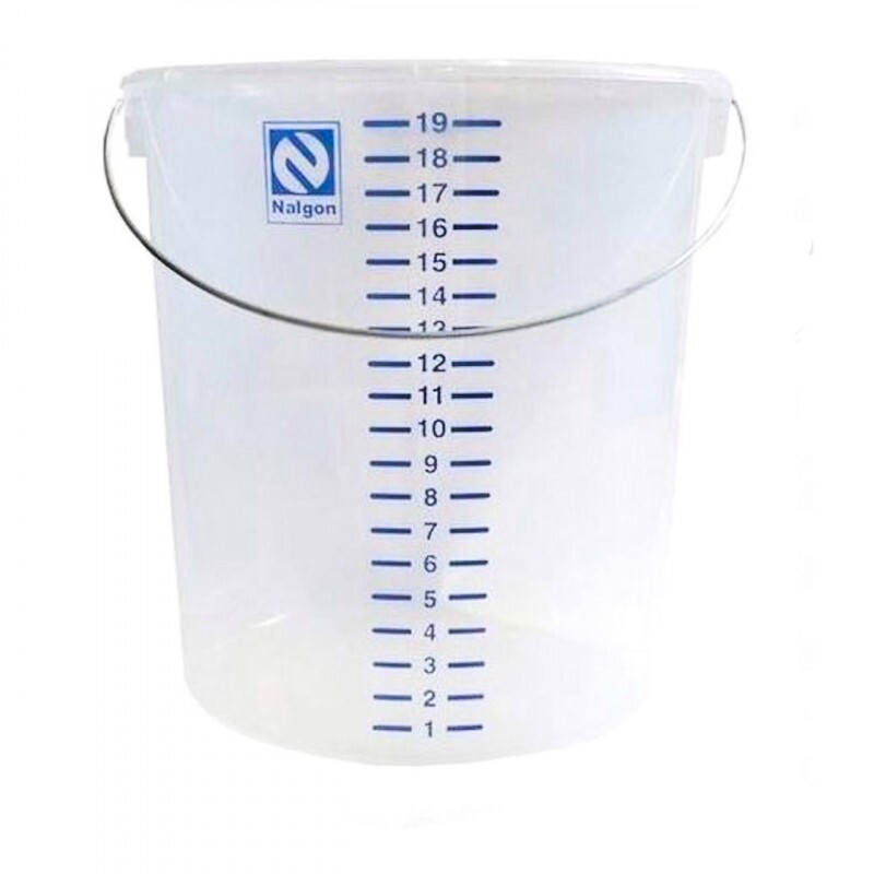 BALDE EM POLIPR. GRAD COM ALÇA - 8000ML NALGON
