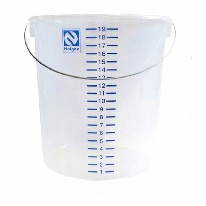 BALDE EM POLIPR. GRAD COM ALÇA - 11000ML NALGON