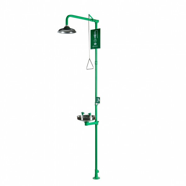 CHUVEIRO E LAVA-OLHOS DE EMERGENCIA - CL-001 KIT INOX