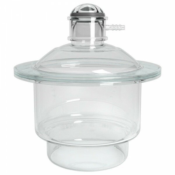 DESSECADOR 240MM COM TAMPA E LUVA PARA VÁCUO - DISCO FUROS PEQUENO