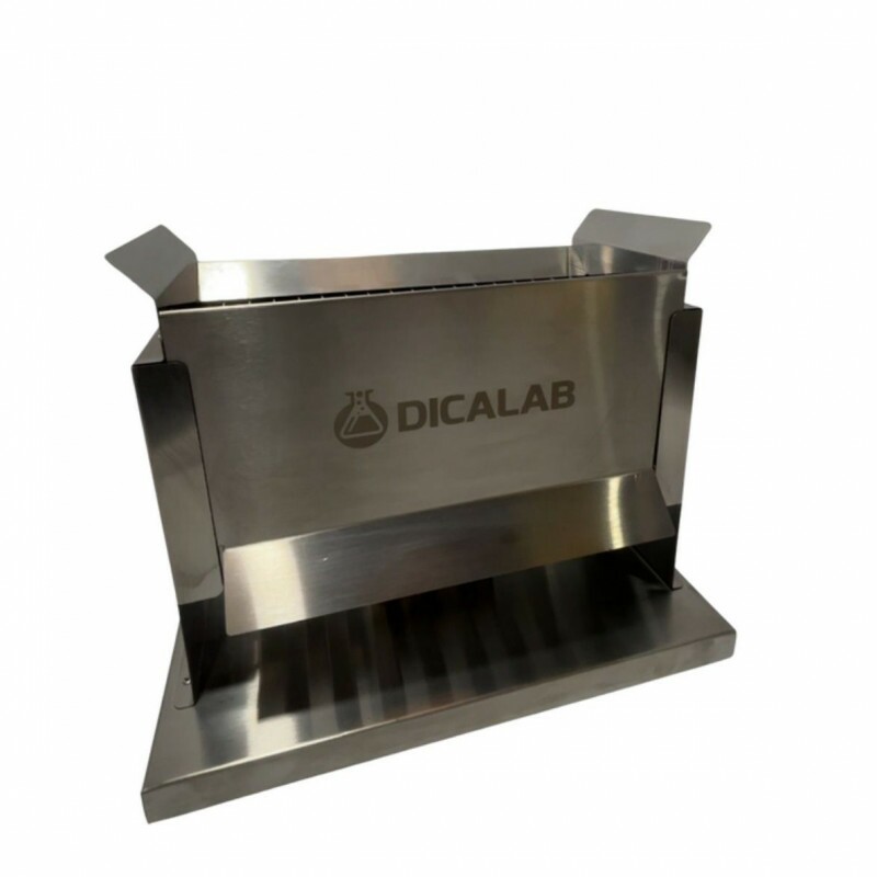 DIVISOR DE 16 CANAIS ABERTURA DE 1/2 INOX ACOMPANHADO DE 4 BANDEJAS - DICALAB