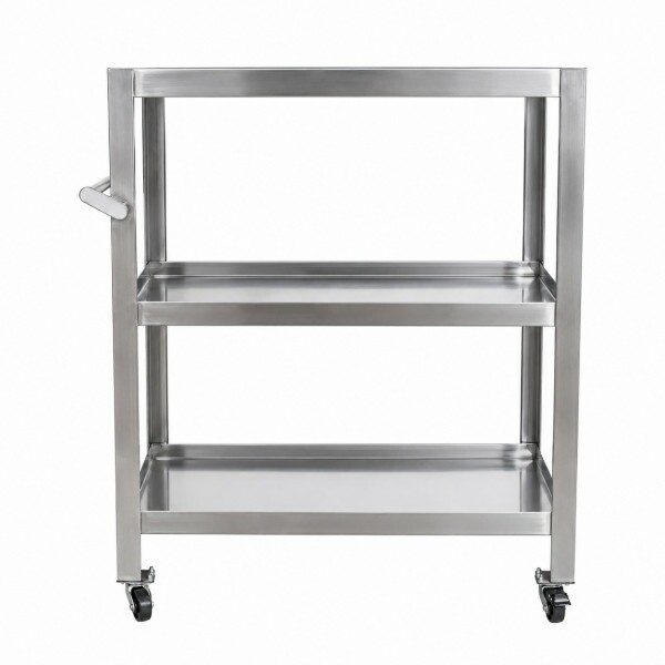 CARRINHO LABORATORIO REFORCADO: ACO INOX 3 PRATELEIRAS CARRINHO LABORATORIO REFORCADO: ACO INOX 3 PRATELEIRAS