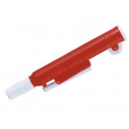 ASPIRADOR PUMP PARA PIPETAS DE 20ML E 25ML - VERMELHO